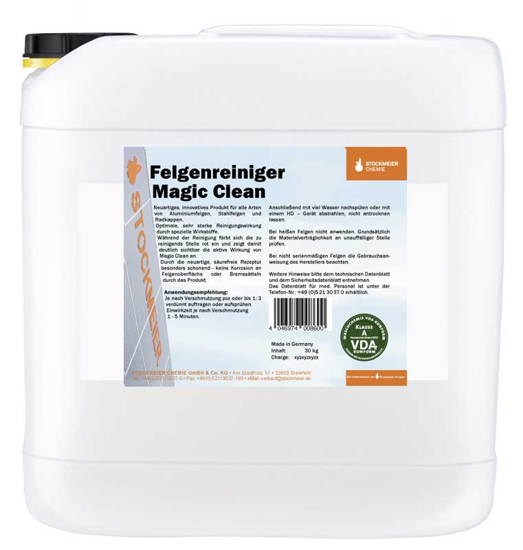 Felgenreiniger Magic Clean (1 Kanister á 20 kg)