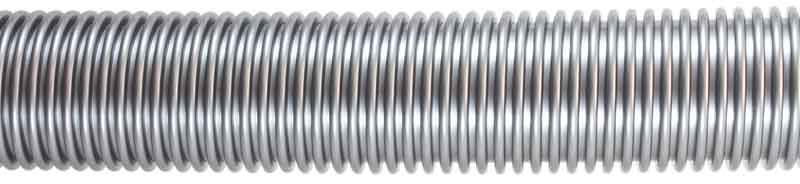 Saugerschlauch DN 38, silber, 20 Meter Rolle