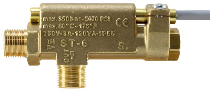 Strömungswächter ST-6, 3/8" AG : 3/8" AG, Einbau lageunabhängig