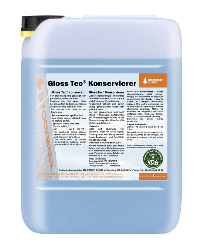 Gloss Tec Konservierer (1x 20 Liter Kanister)