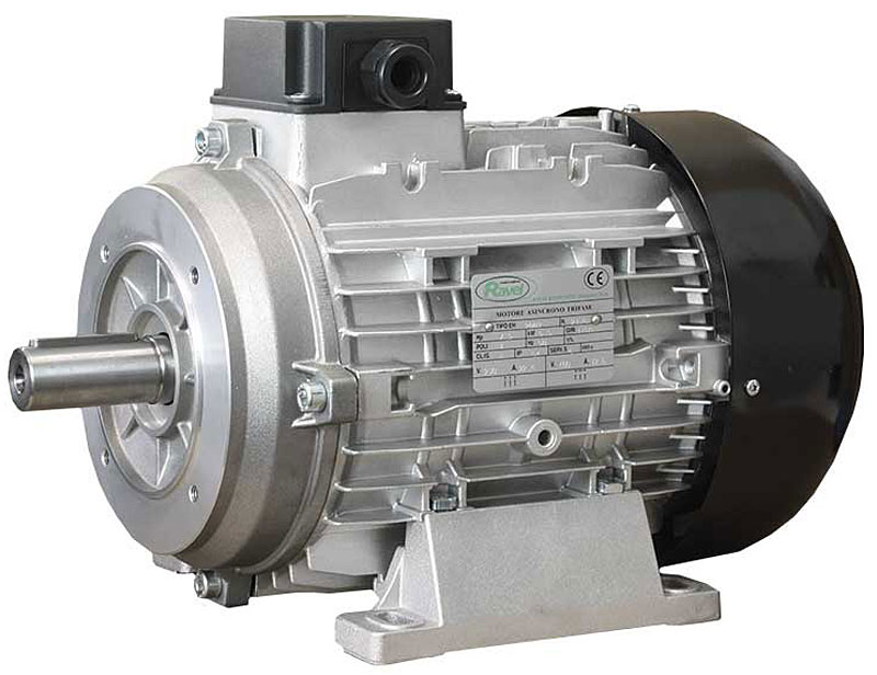 Motor mit Vollwelle Ø28 mm, IP 54, 1420 U/min, 400 Volt, Lochmaß 1 x 2 = 140 x 160 mm, 5,1 Amp, 2,2 kW