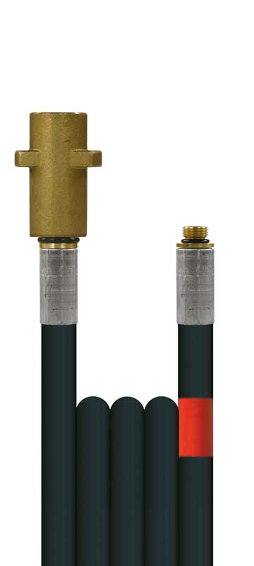 Rohrreinigungsleitung - Stecknippel : AG + O-Ring, K : 1/8", 10 m