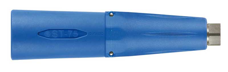 Schaumkopf ST-75.1 (blau), Edelstahl, 1/4" IG, ohne Schaumpad, mit Düse 1,90