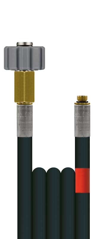 Rohrreinigungsleitung - Handverschraubung : AG + O-Ring, M21 : 1/8"