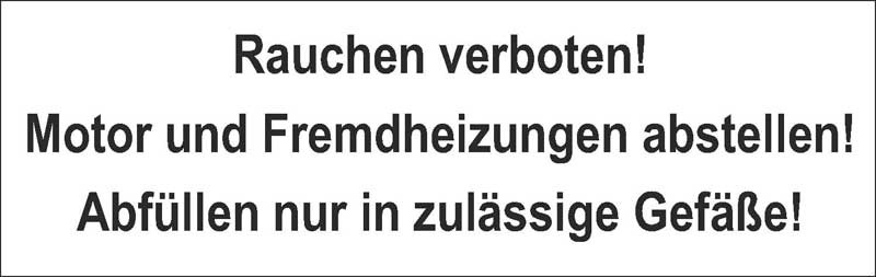 Rauchen verboten